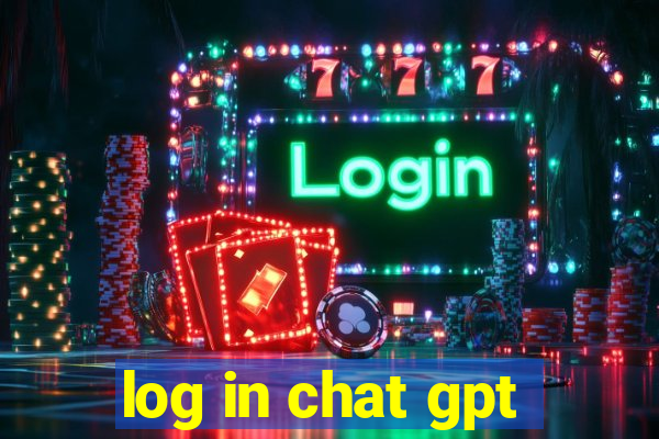 log in chat gpt